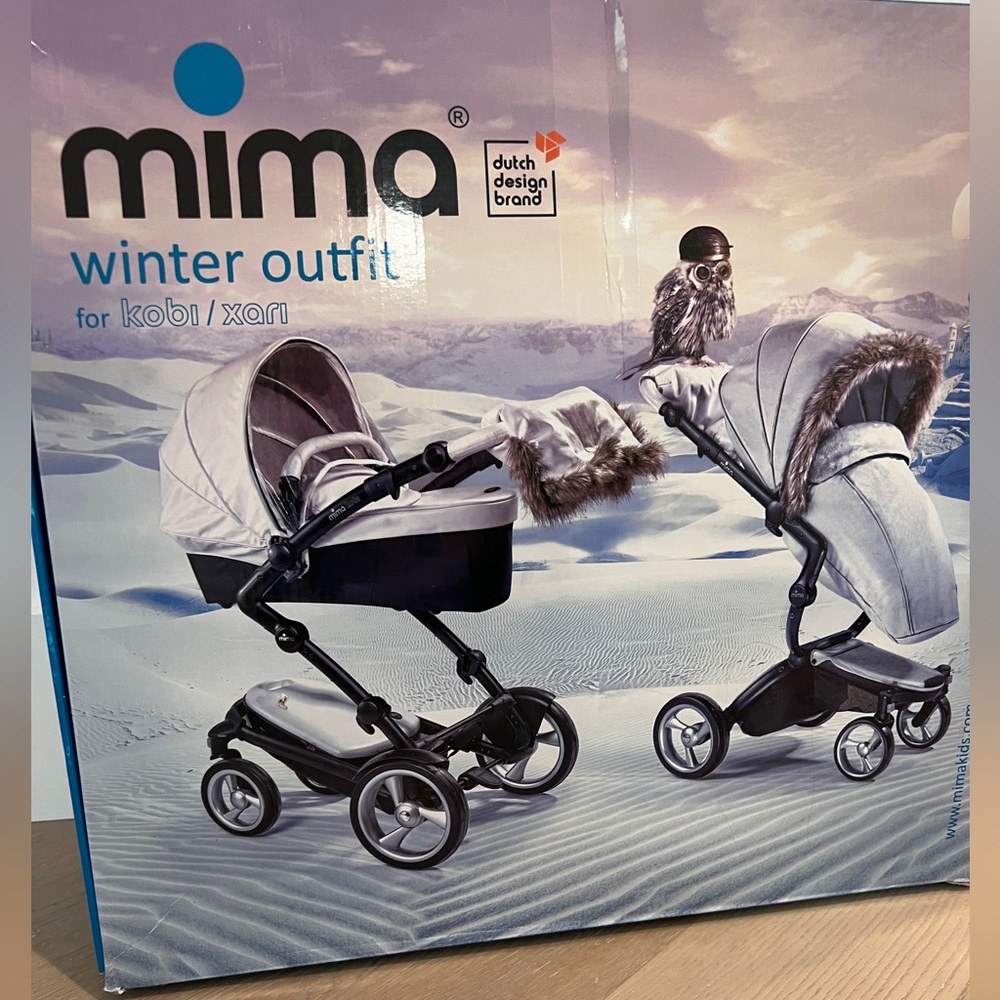 Mima stroller winter outfit.